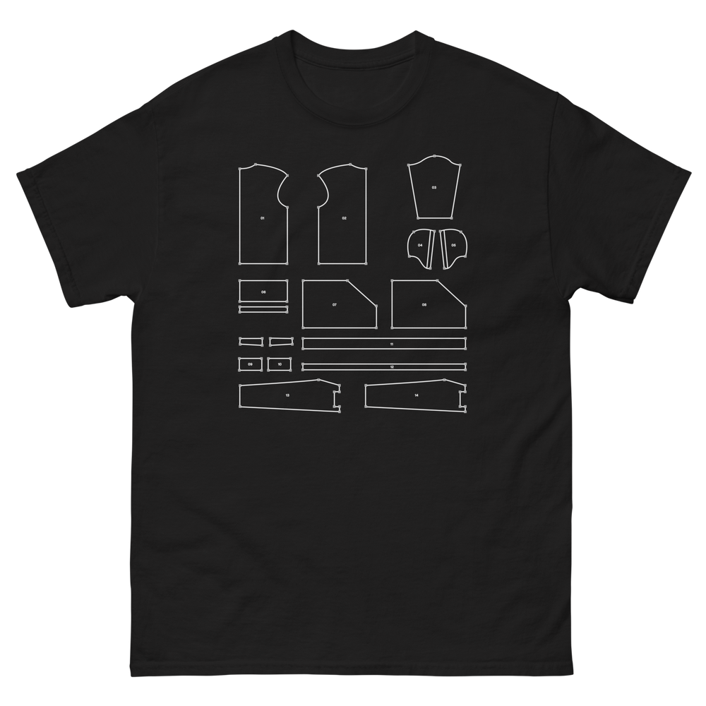 SHA256 Pattern Tee | Black