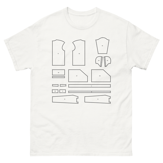 SHA256 Pattern Tee | White